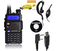 Talkie Walkie - Baofeng - UV-5R - Double Bande - Radio FM - Câble USB