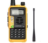 Talkie Walkie BaoFeng UV-S9 Plus Rechargeable Batterie 2800 mAh Portée 8-10KM VHFUHF Dual Bande 128 Canaux 8W Jaune