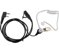 Talkie Walkie Écouteurs 2 Pin Casque Oreillette avec Micro PTT Compatible avec BF-888S UV5R Kenwood HYT eSynic Radioddity Olywiz WOUXUN Radio avec Tube Acoustique à air caché