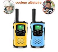 Talkie Walkie Enfant Outil Interphone 8 Canaux Radio Longue Distance de 3KM d’Appel VOX Écran LCD Lampe de Torche (1 Paire)