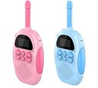 Talkie Walkie Enfants DJ100 Wireless 3km Appel enfant extérieur jouet interactif 1 Rose 1 Bleu Bleu G