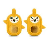 METRONIC 477602 Talkie Walkie Enfant Longue Portée 1,5 Km - Fille Garçon pour Jeux en Plein Air (Explorer Aventurier) - Rechargeable sur Batterie USB-C - Jaune