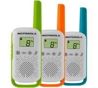 Motorola T42 radio bidirectionnelle 16 canaux Bleu, Vert, Orange, Blanc