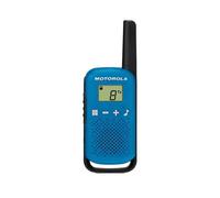 Talkie-Walkie - MOTOROLA - TALKABOUT T42 - 16 canaux - Ecran LCD - Portée jusqu'à 4 km - Bleu