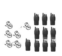 Talkie-walkie, puissance 5W, fréquence UHF, 10PCS-10HD-USB