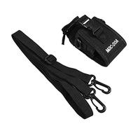 Talkie Walkie,Sangle Talkie Walkie,Sangle Radio Pompier Noir MSC 20A Housse en Nylon Sac avec Sangle pour Radio Bidirectionnelle,Housse pour Talkie-walkie