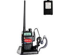 Talkie-walkie sans entrave UV-5R Double Bande 65MHz ~ 108MHz VHF/UHF LED FM 128 canaux de mémoire Radio 2 Voies Émetteur-récepteur FM Radio Support VOX câble d'alimentation UE