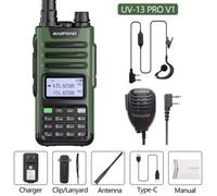 Talkie-walkie UV13 Pro 10W puissant, double bande UHF/VHF, portée de 50km, communication longue distance extérieure
