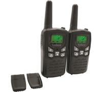 Talkie-Walkies LEXIBOOK noirs - Portée 8 km - Fonction Moniteur - Lampe de poche intégrée