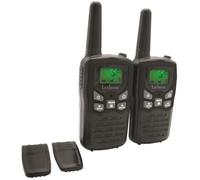 Talkie-Walkies LEXIBOOK noirs - Portée 8 km - Fonction Moniteur - Lampe de poche intégrée