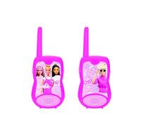 Lexibook, Barbie, Walkie-talkies 200m, Communicatiespel voor kinderen, 2 communicatiekanalen, Riemclip, Roze, TW12BB