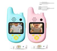 Talkies-Walkies - Jouets à Double caméra, Talkie-walkie Radio sans Fil interactif | pour garçons Filles Camping Aventures randonnée Voyage arrière-Cour Parcs école noël Anniversaire