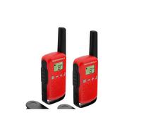 Motorola TALKABOUT T42 radio bidirectionnelle 16 canaux Noir, Rouge