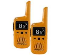 Talkies-walkies MOTOROLA TALKABOUT T72 - Jaune - Portée 8 km - PMR446 - 16 canaux - 121 codes Blanc G