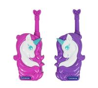 Talkies-walkies Portée 500m Licornes 3d, 2 Canaux De Communication, Clip Ceinture Rose TU