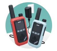 Paire de talkie walkie Buki rechargeables Multicolore
