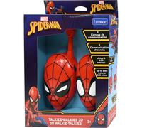Lexibook, Spider-Man, Talkies-Walkies 3D Spider-Man, Portée 500m, 2 canaux de Communication, Clip Ceinture, Rouge, TW18SP