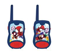 Lexibook, Spidey et Ses Amis extraordinaires, Talkie-Walkies 200m, Jeu de Communication pour Enfant, 2 canaux de Communication, Clip Ceinture, à Piles, Bleu/Rouge, TW12SP1