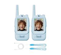 Talkies-Walkies Vidéo, avec Caméra HD Intégrée, 12,3 X 5,4 Cm, Talkies-Walkies Rechargeables pour À Longue Portée, Jouet D'interphone Longue Portée, Qualité Sonore Claire, pour Garçons, Filles