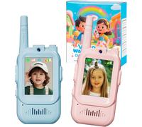 Talkies-walkies vidéo pour enfants, lot de 2, caméra HD, USB-C