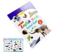 Talking Books, Audible Learning Toy, Electronic Word & Sound Game Sensory Play, Language Development, Preschool & Kindergarten Classroom Tool for Kids Ages 0-6, Boys Girls Toddler