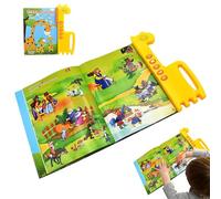 Talking Books - Russian Learning Book with Sounds | Educational Toy for Kids, Interactive Literature Practice Tool for Girls Boys at Home Or Travel Learning Russian Language Through Play