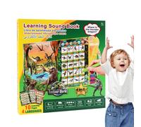 Talking Books Sound - Livres d'apprentissage audio multilingues, livres d'histoires de musique et de langues interactifs, outil d'apprentissage attrayant | Jeu cognitif stimulant pour les tout-petits
