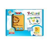 Talking Flash Cards, Early Learning Toy Set, 3,86 x 2,95 po Card Reader 55 Interactive Card, Sensory Educational Tool, Fun Developmental, Girls,