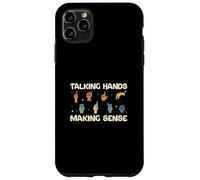 Talking Hands Making Sense Cool Finger Spelling ASL Teachers Coque pour iPhone 11 Pro Max