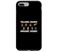 Talking Hands Making Sense Cool Finger Spelling ASL Teachers Coque pour iPhone 7 Plus/8 Plus