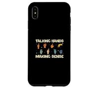 Talking Hands Making Sense Cool Finger Spelling ASL Teachers Coque pour iPhone XS Max