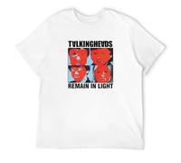 Talking Heads Remain in Light Punk Rock Retro Hipster Unisex Cool T Shirt White M