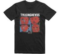 Talking Heads Rock Remain in Light T-Shirt Graphic Top Printed Shirt Mens Tee Black Manches Courtes(Small)