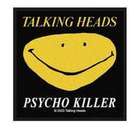 Talking Heads Woven Patch Psycho Killer Nouveau Officiel Noir