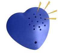 Talking Heart Voice - Mini enregistreur vocal | Boîte de son à bouton enregistrable, mini dispositif de bouton d'insertion d'enregistrement interactif de 60 secondes, ornement d'enregistreur pour les