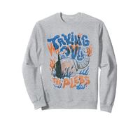 Talking Over The Plebs - Robot rétro AI Satire Sweatshirt