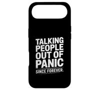 Talking People Out of Panic Since Forever Humour Coque pour iPhone Air