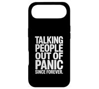 Talking People Out of Panic Since Forever Humour Coque pour iPhone Air