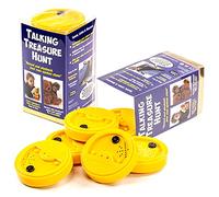 Talking Products, Jeu de boîtes parlantes pour enfants avec 6 boîtes jaunes parlantes enregistreurs vocaux 20 secondes Idéal pour l'éducation parlante et l'écoute des activités en classe dans les