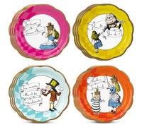 Talking Tables | 12x | 23cm | Assiettes Alice au pays des merveilles, vaisselle jetable, fournitures recyclables à domicile pour la fête du Chapelier fou, l'anniversaire, le thé de l'après-midi