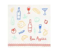 Talking Tables 20 x serviettes été en papier recyclé pour pique-niques repas en extérieur écologiques et recyclables idéales pour buffet anniversaire mariages BBQ decoupage