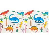 Talking Tables 20 x Serviettes Dinosaure Jetables pour Anniversaire Enfant, Chemin de Table, Décorations, Set Papier, Birthday Garçon, Serviette Tissu Dino, Enfant, Serviettes en Papier (Lot de 2)