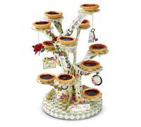 Talking Tables Alice au Pays des Merveilles Cupcake Stand Centre de Table Mad Hatter Tea Party, Papier, Couleurs Mixtes, Hauteur 59cm, 23"