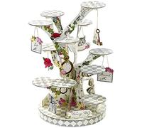 Talking Tables Alice In Wonderland | Présentoir Cupcake Décoration de Table | Alice au Pays des Merveilles TSALICE-TREATSTAN