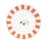 Talking Tables assiette en émail Bon Appetit fait main design olives 20cm durable légère idéale pour repas en extérieur pique-nique camping plage vaisselle estivale élégante compatible lave-vaisselle