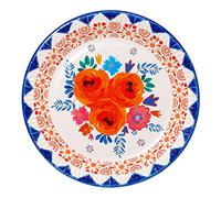 Talking Tables Lot de 12 assiettes en papier entièrement recyclables - Motif floral - 23 cm - Assiettes à épices