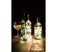 Talking Tables Boho Led Light Bottle Stopper, 20 Leds BOHO-LIGHT-BOTTLE