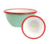 Talking Tables Bol en Émail Fait Main 12cm Motif Citron - Incassable & Lave-vaisselle, Vaisselle Réutilisable pour Repas Intérieur & Extérieur, Snacks, Desserts, BBQs & Pique-niques
