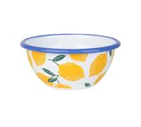 Talking Tables Bon Appétit petit bol en émail fait main 12 cm citron, incassable et compatible lave-vaisselle, vaisselle réutilisable pour intérieur, extérieur, snacks, desserts, BBQ et pique-niques