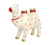 Talking Tables Bougeoir en céramique 20 cm en Forme de Chameau - Bougeoir d'intérieur ou d'extérieur - Décoration de Table - Candélabre - Décoration d'intérieur, dîner, fête, Anniversaire, Mariage